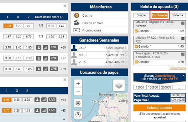 apuestas combinadas en rivalo
